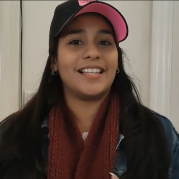 student Paola from Panama
